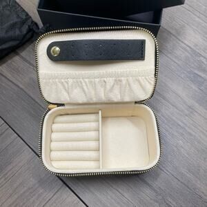 NIB Cosmiya Black Travel Jewelry Case